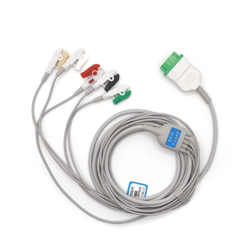 One-piece ECG cable for monitor